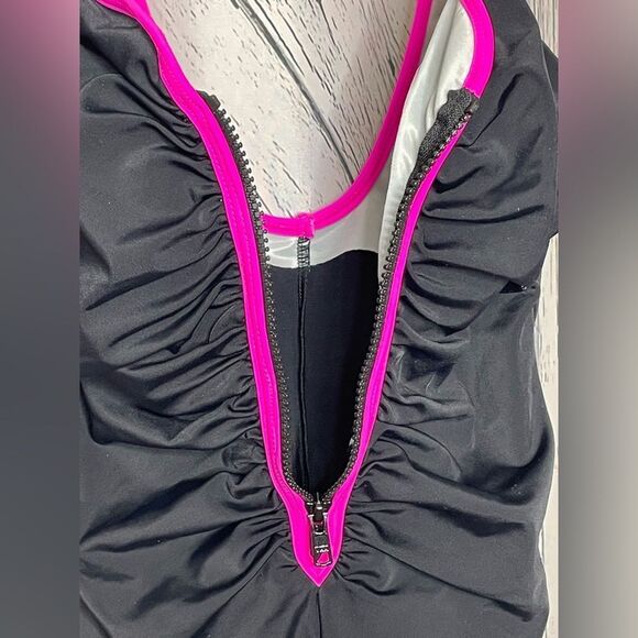 Reebok Swim Suit Zipper Front 8 - Picture 4 of 8